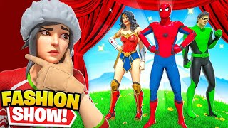 SUPERHERO Fortnite Fashion Show [upl. by Ahsauqal221]