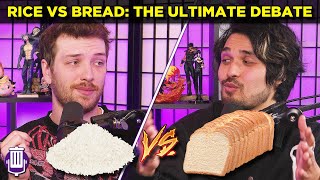 The Trash Taste Rice vs Bread Debate [upl. by Tezil81]