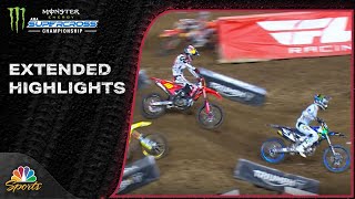 Supercross 2024 EXTENDED HIGHLIGHTS Round 14 in Nashville  42024  Motorsports on NBC [upl. by Groos]