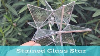 3D Stained Glass Moravian Star  Progress Video [upl. by Leahcar]