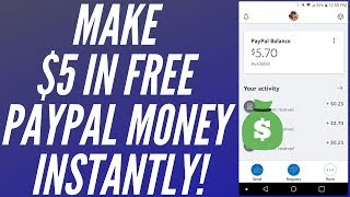 How To Get 5 in Free PayPal Money On Your Phone Instantly 2022  Earn Free PayPal Cash Fast [upl. by Arick]