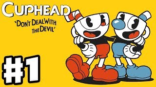 Cuphead  Gameplay Walkthrough Part 1  Dont Deal with the Devil World 1 Bosses PC [upl. by Berfield852]