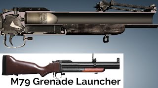 3D Animation How a M79 Grenade Launcher Works [upl. by Nnylylloh]