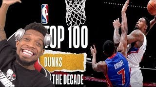 NBAs Top 100 Dunks Of The Decade [upl. by Laamaj]