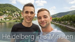 Heidelberg in 3 Minuten  Reiseführer  Die besten Sehenswürdigkeiten [upl. by Tanny911]