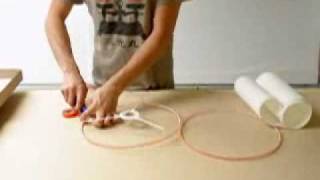 Rolled Edge Lampshade Tutorialwmv [upl. by Rothberg129]