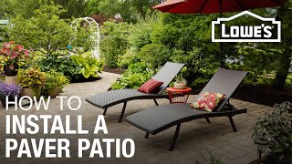 How To Design and Install A Paver Patio [upl. by Pattani]