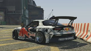 GTA 5  Mazda RX7 Drift Montage Mad Mikes Mazda RX7 [upl. by Irat]