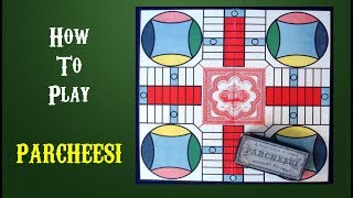 How To Play Parcheesi Board Game [upl. by Enelrad]