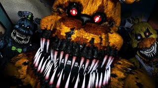 GOLDEN FREDDY ATTACKS  Five Nights at Freddys 4  Part 4 [upl. by Readus]