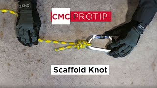 How to tie a Scaffold Knot  CMC Pro Tip [upl. by Ahtiek]