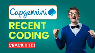 Latest  Capgemini Coding Questions 2024  Capgemini Previous Year Questions  UBK Anna [upl. by Kela671]