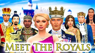 MEET THE ROYALS  The Sims 4 The Royal Family  S2 Part 1 [upl. by Ahseikal691]