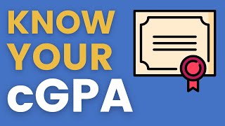 You Need to Know👉🏼 What is cGPA How to Calculate cGPA [upl. by Debra296]