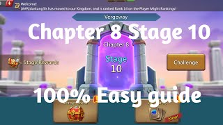 Lords mobile Vergeway chapter 8 stage 10 easiest guide [upl. by Bernarr214]