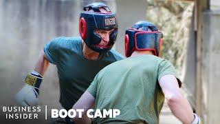 How Marines Test HandToHand Combat Skills At Boot Camp [upl. by Seugram449]