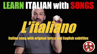 Italian Song quotLitalianoquot with lyrics English translation and explanations [upl. by Sparks]