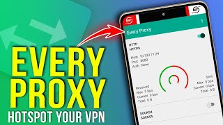 How To Use Every Proxy on Android Share Your VPN Connection Update [upl. by Eiramesor]