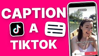 How to Caption a TikTok [upl. by Thadeus410]