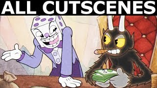 Cuphead  All Cutscenes Full Story [upl. by Keynes850]