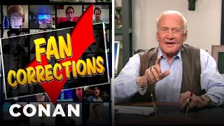 Fan Correction Buzz Aldrin Admits To Historys Greatest Prank  CONAN on TBS [upl. by Hesta]