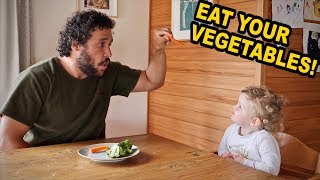 HOW TO GET A TODDLER TO EAT VEGETABLES [upl. by Hgielak58]