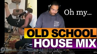 Old School 80s90s HOUSE music LIVE MIX DJ Derek Ice [upl. by Tapes607]