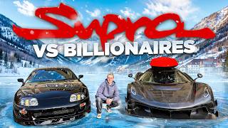 1000HP Supra terrorizing Billionaires Hypercarmeet in Switzerland [upl. by Mattias]