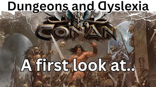 Conan The Hyborian Age RPG  The kickstarter preview [upl. by Upshaw926]