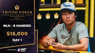 15K NLH 8Handed – Event 1 Day 1  Triton Poker Series Jeju 2025 [upl. by Onil284]