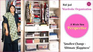 Indian Wardrobe Organization Tips  A Whole New Perspective  Closet Organization Ideas [upl. by Monney]