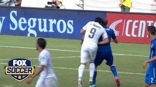 22nd Most Memorable FIFA World Cup Moment Suarez bites Chiellini  FOX SOCCER [upl. by Rame]