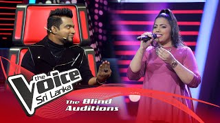 Maleesha Sooriyaarachchi  Kuchh Na Kaho  Blind Auditions  The Voice Sri Lanka [upl. by Airbmak755]