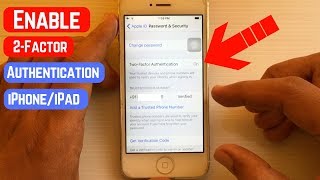 How To Turn on TwoFactor Authentication on iPhone [upl. by Gefen]