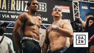 HIGHLIGHTS  Joshua vs Ruiz Jr WeighIn [upl. by Tews]