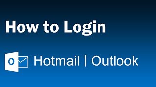 Hotmail Login English  Outlook Login  Livecom Login [upl. by O'Toole]