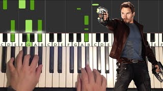 Hooked on a Feeling Piano Tutorial Lesson [upl. by Yniffit]