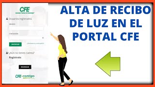 Como Dar de Alta un Recibo de Luz Para Emitir una Factura Electrónica y Pagarlo Por Internet [upl. by Naawaj]