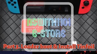 CFW Switch How to jailbreak Nintendo Switch using RCM loader part 3 Boot up and install Tinfoil [upl. by Tiphani]