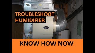 How to Troubleshoot a Whole House Humidifier [upl. by Bruning225]