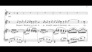 Delibes Lakmé  Duo des fleurs Flower Duet  piano accompaniment [upl. by Bashuk]