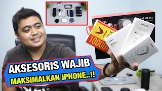 10 Aksesoris WAJIB untuk MEMAKSIMALKAN iPhone [upl. by Burdelle]