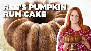 Ree Drummonds Pumpkin Rum Cake  The Pioneer Woman  Food Network [upl. by Viguerie]