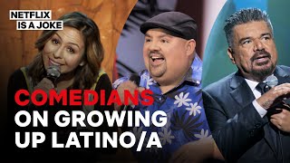 15 Minutes of Comedians on Growing Up Latino and Latina  Netflix Is A Joke [upl. by Gorton549]