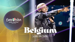 Jérémie Makiese  Miss You  Belgium 🇧🇪  Live On Tape  Eurovision 2022 [upl. by Zeralda]