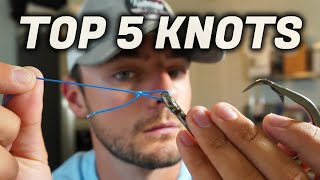 TOP 5 Knots You Should Know Beginners Guide to Fishing [upl. by Atnes]