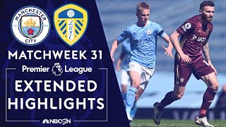 Manchester City v Leeds United  PREMIER LEAGUE HIGHLIGHTS  4102021  NBC Sports [upl. by Yroffej]