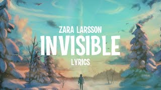 Zara Larsson  Invisible Lyrics from the Netflix Film Klaus [upl. by Idelia]