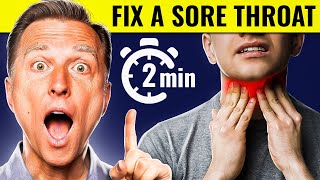 The 2Minute Sore Throat Solution [upl. by Ardiek426]