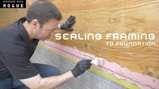 Sealing Framing to Foundation [upl. by Denie]